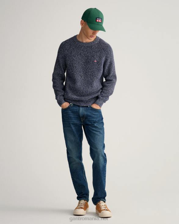 șapcă din twill cu scut retro 888T477 padure verde GANT bărbați