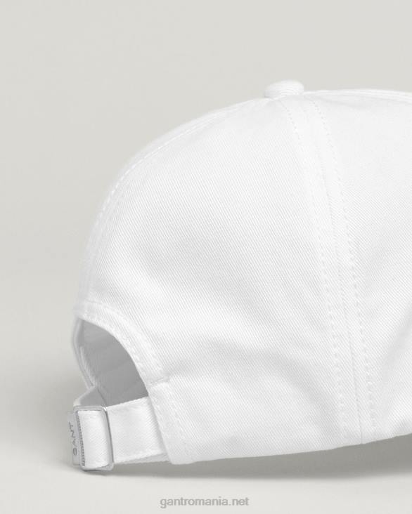 șapcă din twill de bumbac 888T492 alb GANT bărbați