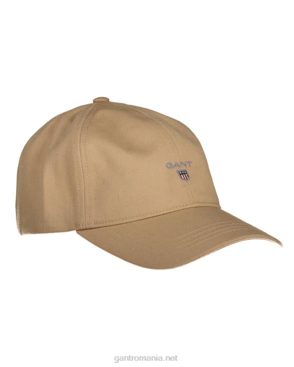 șapcă din twill de bumbac 888T506 bej alun GANT bărbați