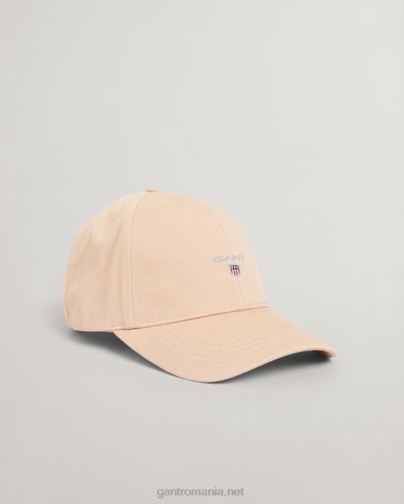șapcă înaltă din twill de bumbac 888T474 bej alun GANT bărbați