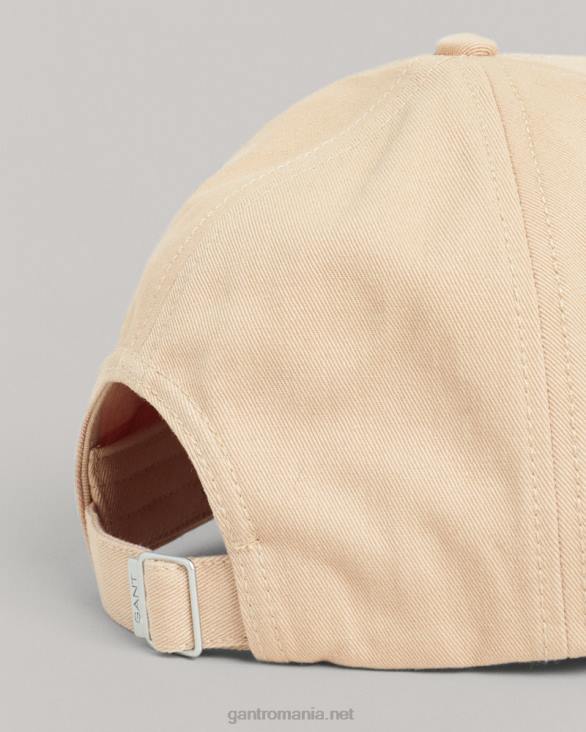 șapcă înaltă din twill de bumbac 888T474 bej alun GANT bărbați