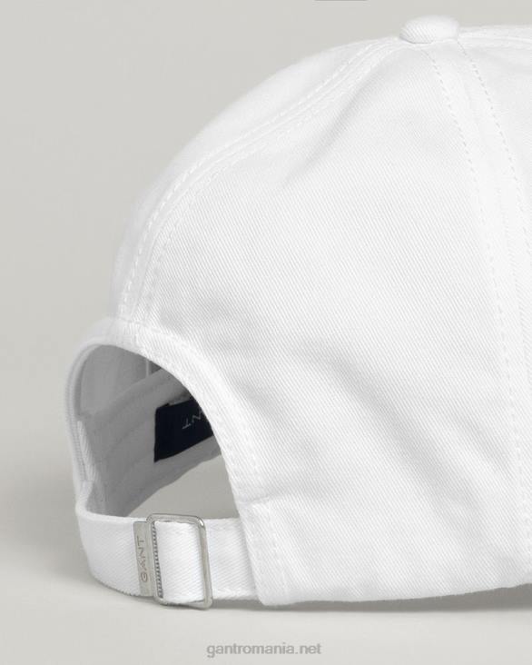 șapcă înaltă din twill de bumbac 888T495 alb GANT bărbați