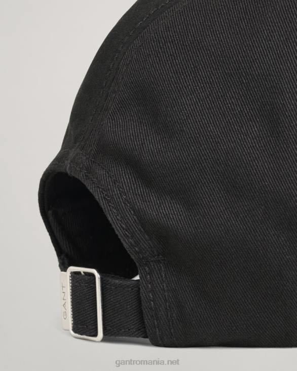 șapcă înaltă din twill de bumbac 888T497 negru GANT bărbați