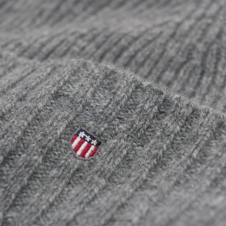 căptușeală cu lână 888T507 melange gri închis GANT bărbați