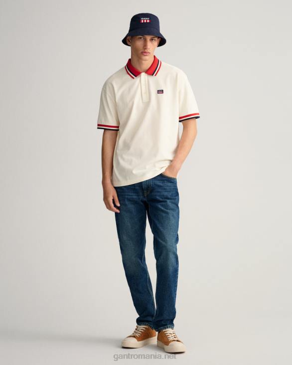 pălărie din poliester 888T476 albastru de seară GANT bărbați