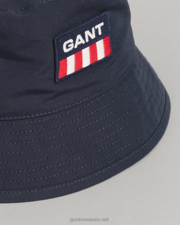 pălărie din poliester 888T476 albastru de seară GANT bărbați