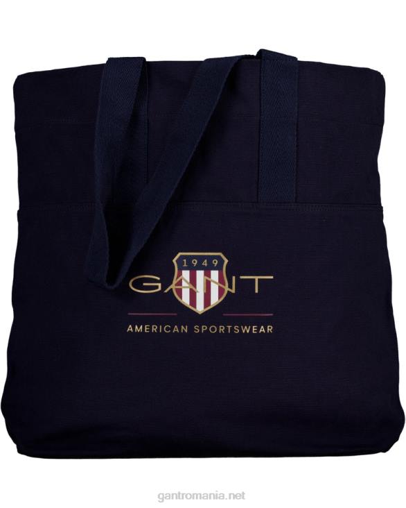 geantă tote cu scut de arhivă 888T457 marin GANT bărbați