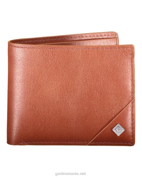 portofel de piele 888T456 maro argilos GANT bărbați