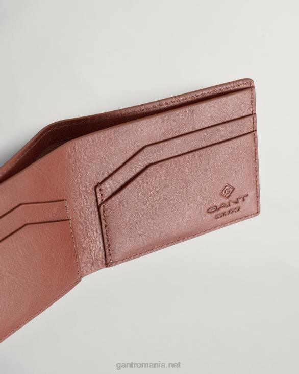 portofel de piele 888T456 maro argilos GANT bărbați