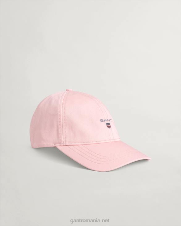 șapcă din twill de bumbac 888T792 roz preppy GANT femei