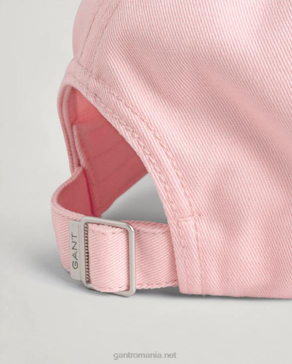 șapcă din twill de bumbac 888T792 roz preppy GANT femei