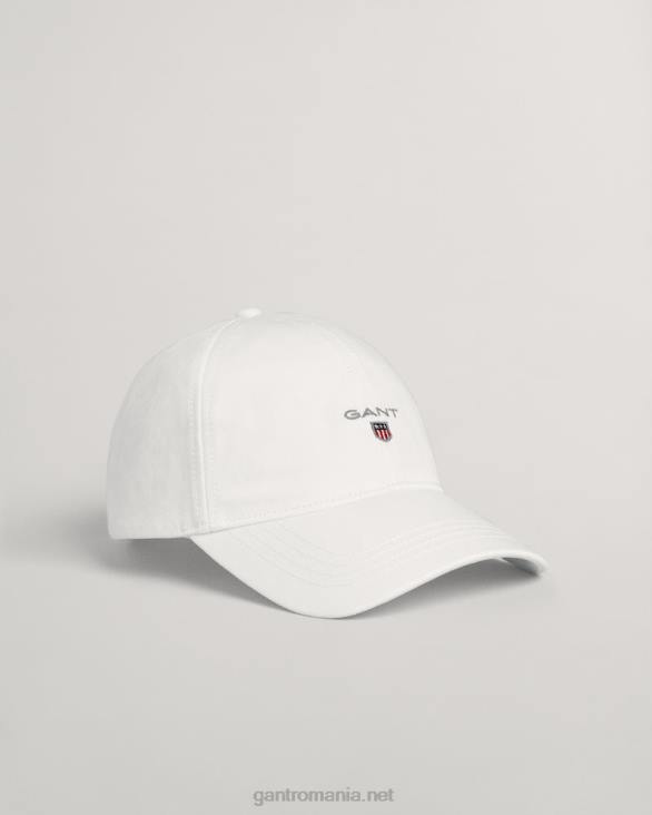 șapcă din twill de bumbac 888T793 alb GANT femei