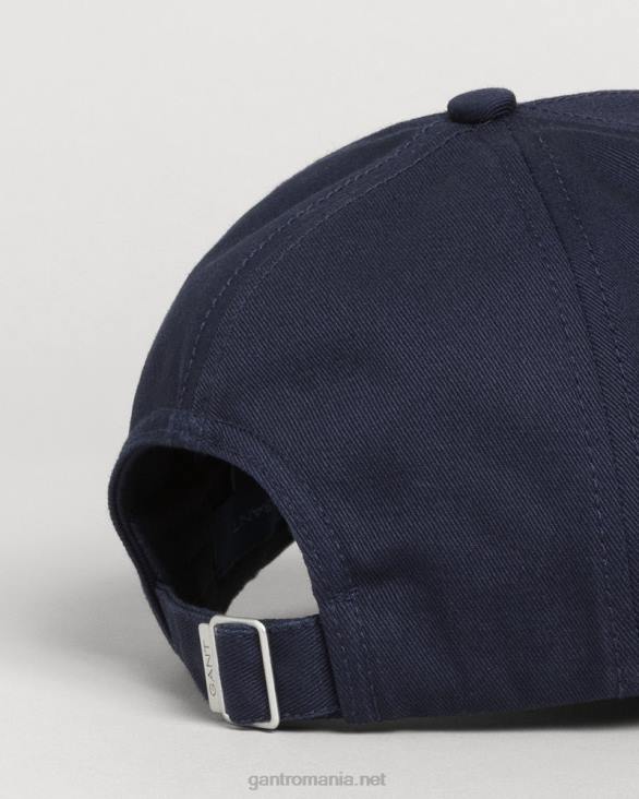 șapcă originală pentru adolescenți 888T872 albastru de seară GANT tineret