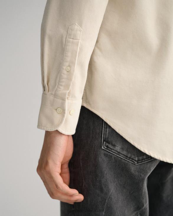 cămașă din catifea cu culoare normală 888T52 chit GANT bărbați