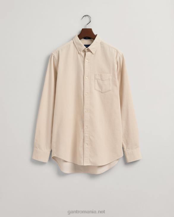 cămașă din catifea cu culoare normală 888T52 chit GANT bărbați