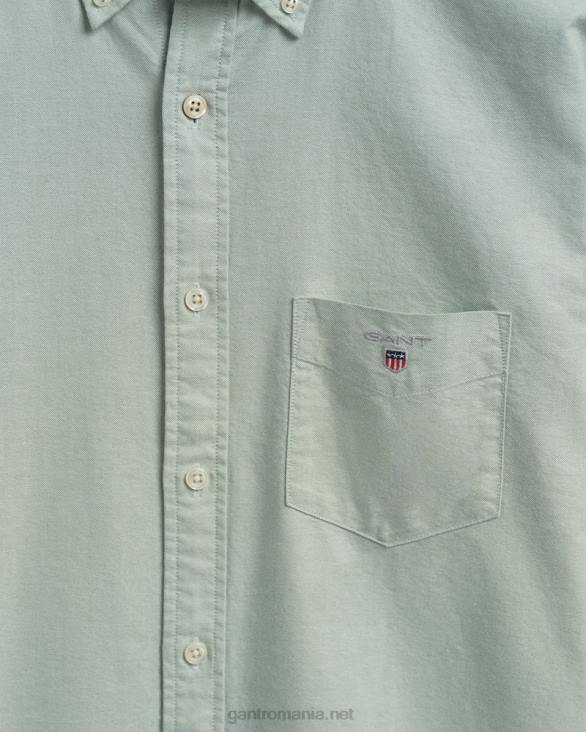 cămașă oxford cu formă regulată 888T35 verde de eucalipt GANT bărbați