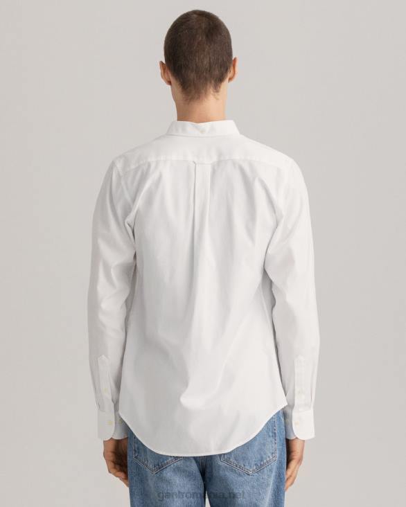 cămașă oxford pinpoint slim fit 888T67 alb GANT bărbați