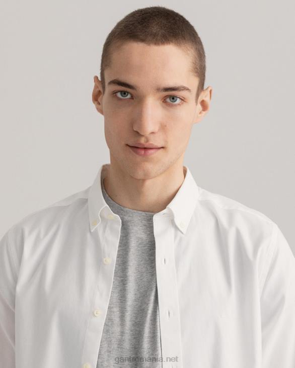 cămașă oxford pinpoint slim fit 888T67 alb GANT bărbați