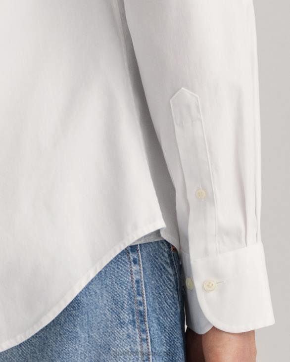 cămașă oxford pinpoint slim fit 888T67 alb GANT bărbați