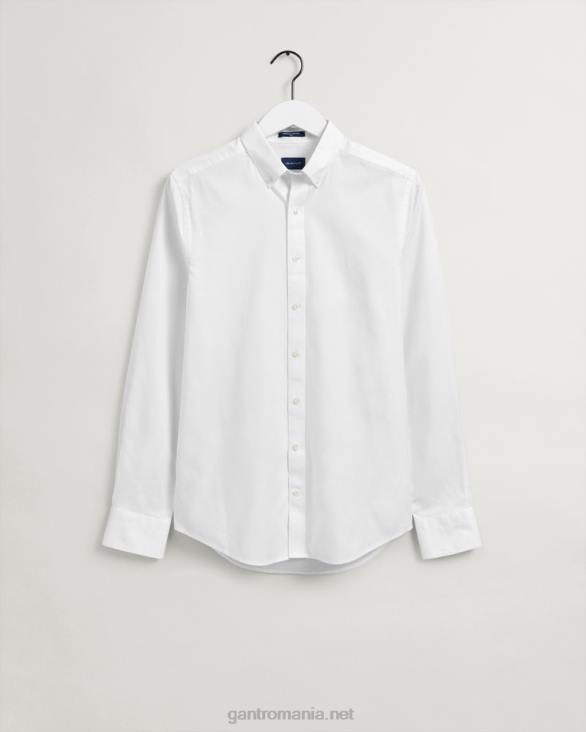 cămașă oxford pinpoint slim fit 888T67 alb GANT bărbați