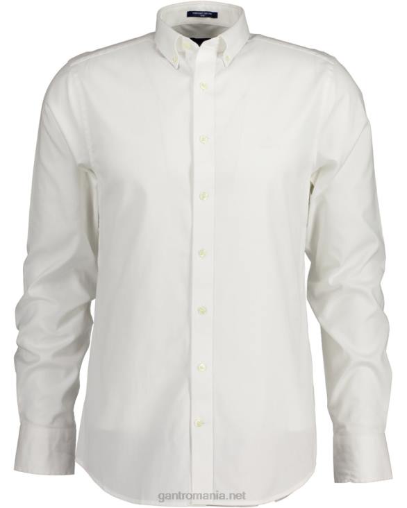 cămașă oxford pinpoint slim fit 888T67 alb GANT bărbați
