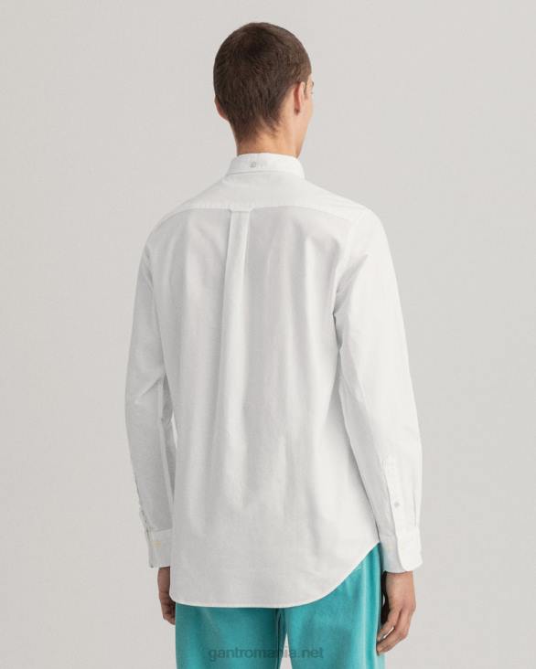cămașă oxford slim fit 888T32 alb GANT bărbați