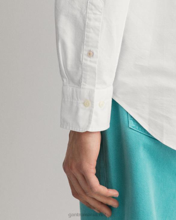 cămașă oxford slim fit 888T32 alb GANT bărbați