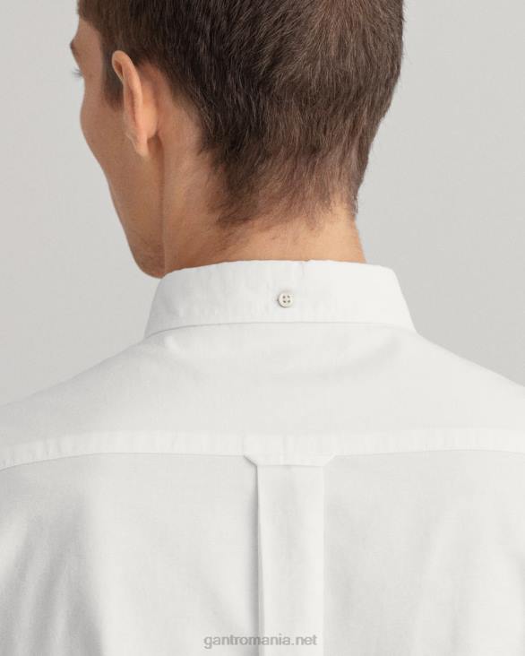 cămașă oxford slim fit 888T32 alb GANT bărbați