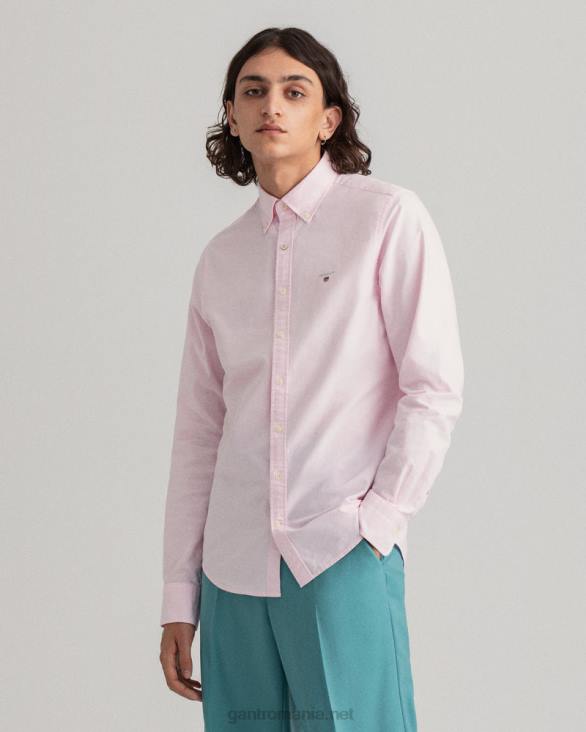 cămașă oxford slim fit 888T39 roz deschis GANT bărbați