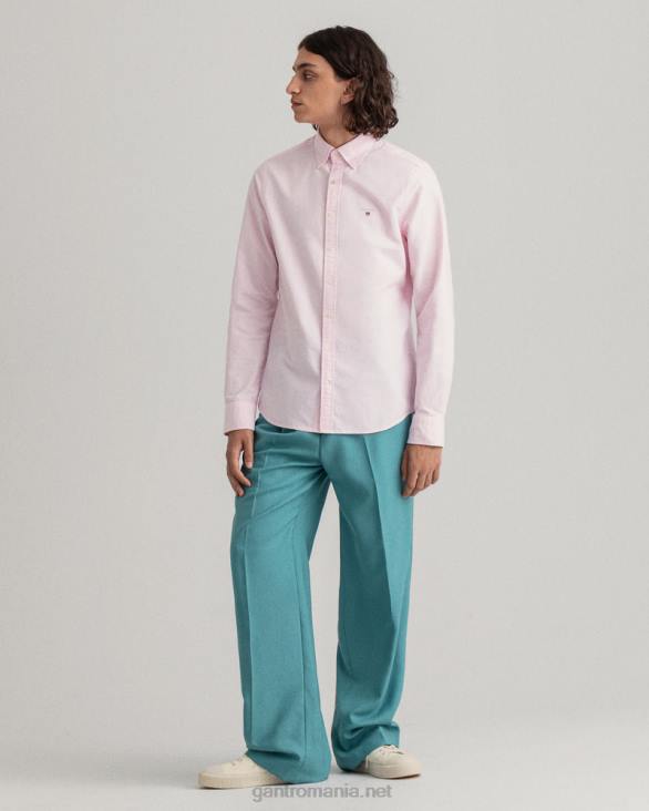 cămașă oxford slim fit 888T39 roz deschis GANT bărbați