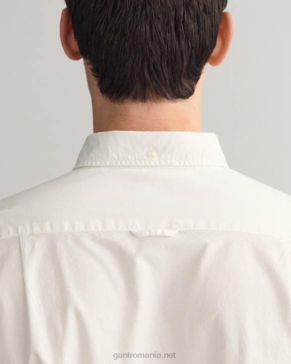 cămașă oxford stretch slim fit 888T64 alb GANT bărbați