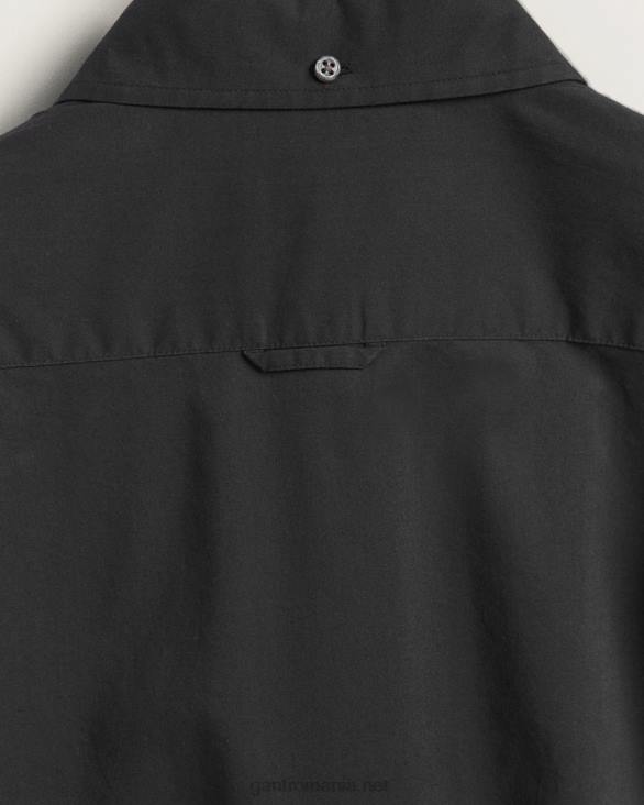 cămașă slim fit din pânză largă 888T40 negru GANT bărbați