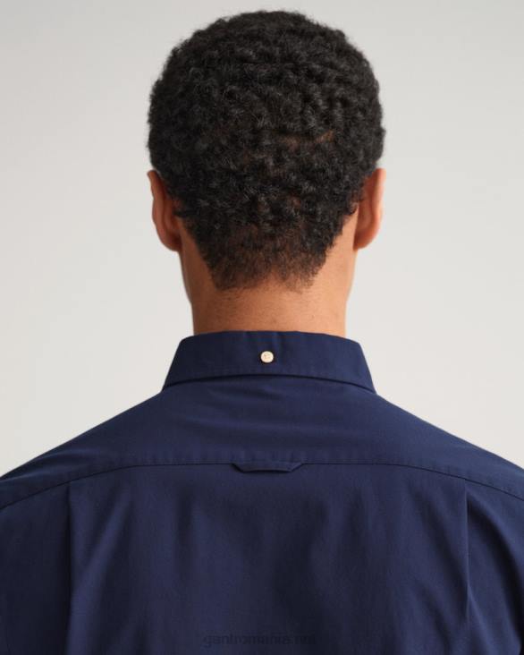 cămașă slim fit din pânză largă 888T81 marin GANT bărbați