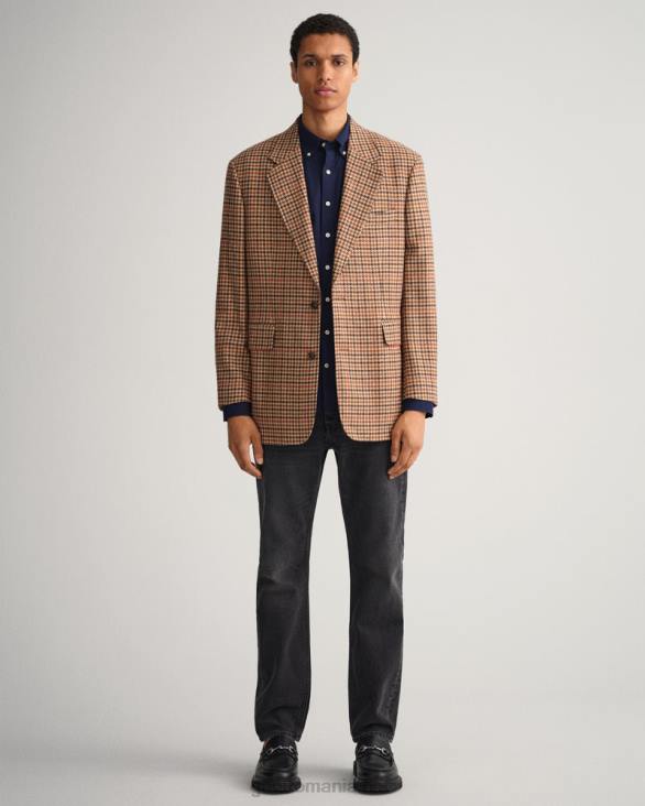 cămașă slim fit din pânză largă 888T81 marin GANT bărbați