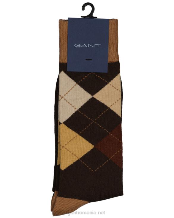 șosete argile 888T535 maro bogat GANT bărbați