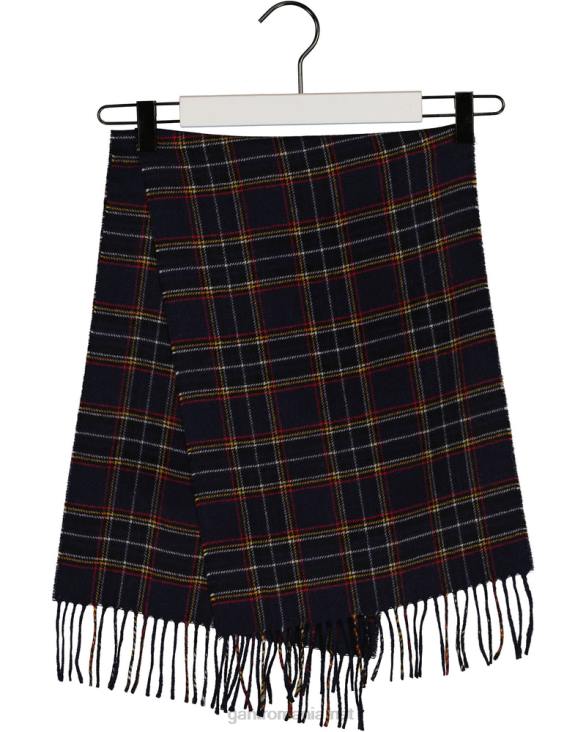 eșarfă din tartan 888T559 marin GANT bărbați