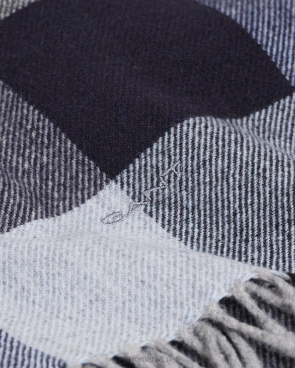 eșarfă multi check 888T570 melange gri GANT bărbați