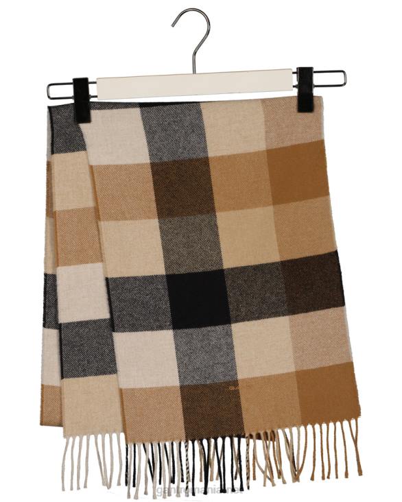 eșarfă multi check 888T572 nucă prăjită GANT bărbați