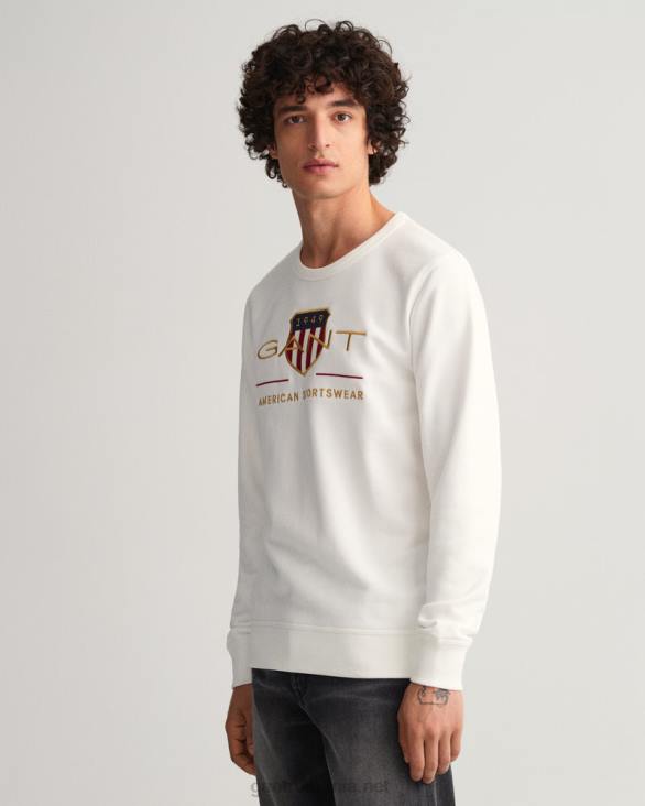 archive shield hanorac cu decolteu 888T264 coaja de ou GANT bărbați