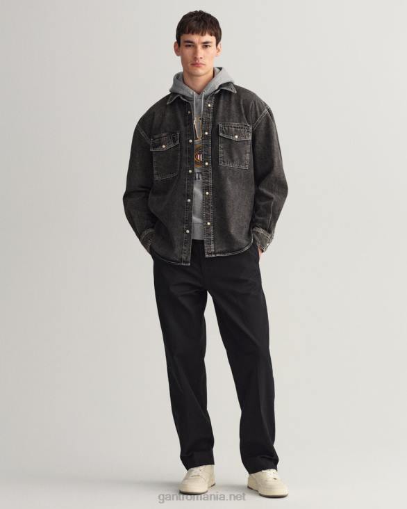 crest shield sweat hanorac 888T282 melange gri GANT bărbați