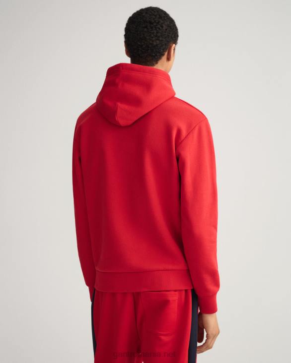 crest shield sweat hanorac 888T290 rosu rubin GANT bărbați