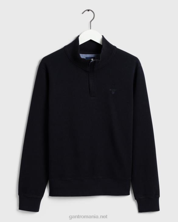 hanorac cu jumătate de fermoar în coastă 888T263 marina GANT bărbați