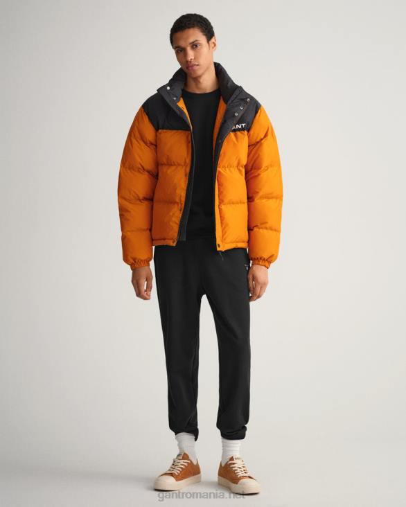 hanorac original cu gât roșu 888T276 negru GANT bărbați