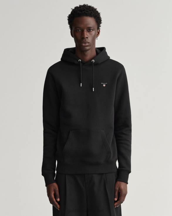 hanorac transpirație original 888T274 negru GANT bărbați