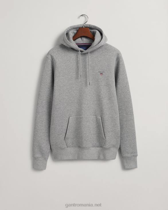 hanorac transpirație original 888T286 melange gri GANT bărbați