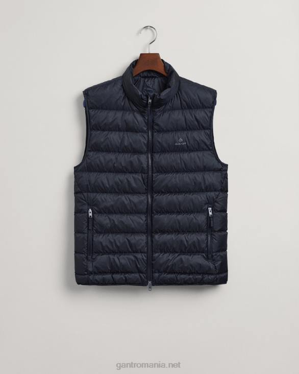 gilet de jos lejer 888T385 albastru de seară GANT bărbați