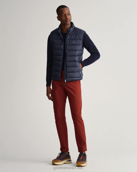 gilet de jos lejer 888T385 albastru de seară GANT bărbați