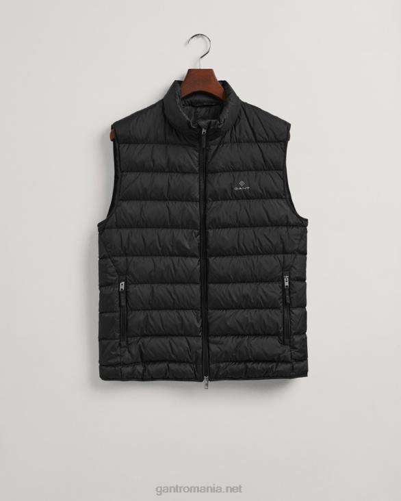 gilet de jos lejer 888T386 negru GANT bărbați
