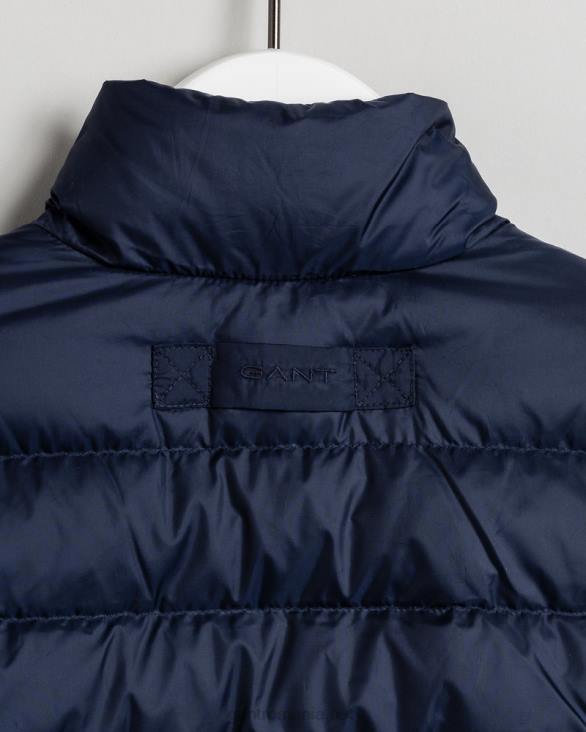 jachetă de puf lejeră 888T379 albastru de seară GANT bărbați