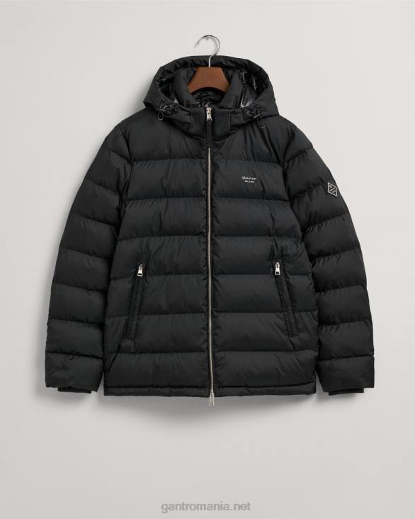 jachetă nor activă 888T374 negru GANT bărbați